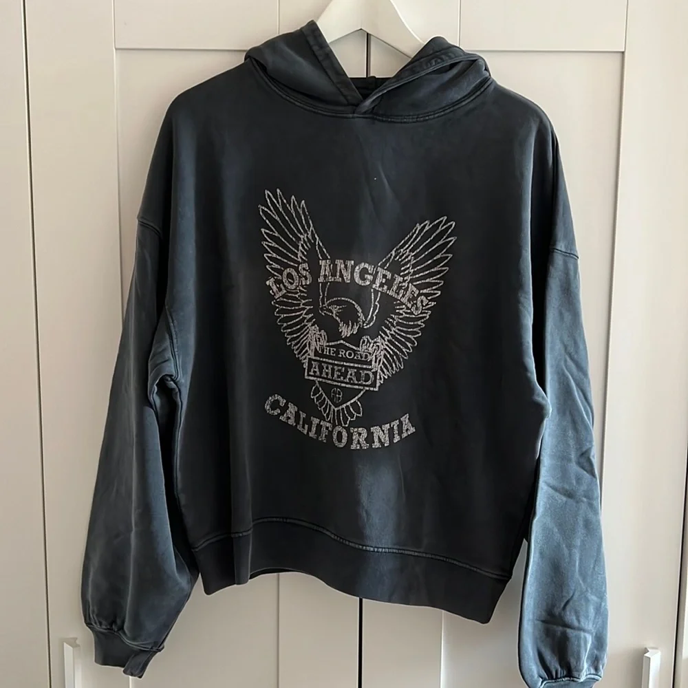 Anine Bing Black Graphic Hoodie - Picture 5 of 7